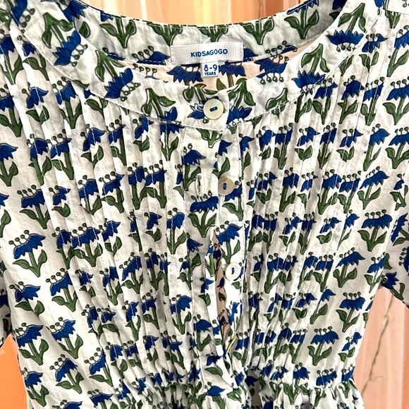 Girls cotton dress - Picture 2 of 3